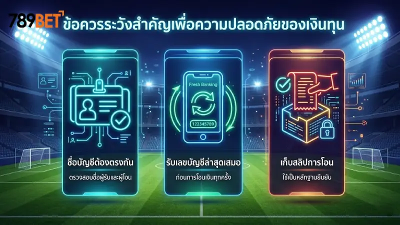 ข้อควรระวังสำคัญเพื่อความปลอดภัยของเงินทุน
