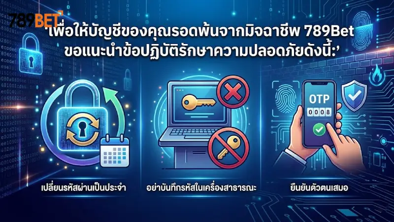 มาตรการความปลอดภัยที่คุณควรปฏิบัติในการล็อกอิน
