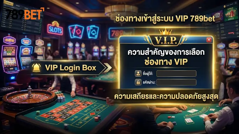 ความสำคัญของการเลือกช่องทางเข้าสู่ระบบเวอร์ชั่นวีไอพี